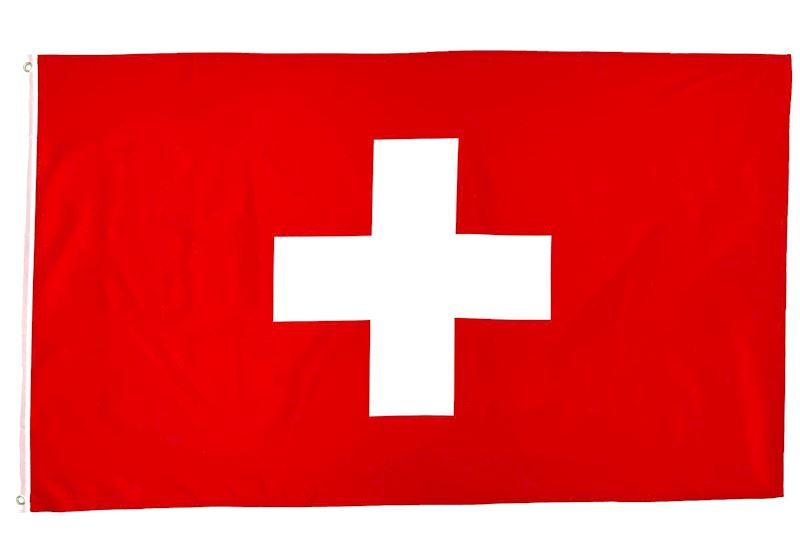 Drapeau Suisse 90x150 cm, pour tous les fans de foot, hockey, etc.