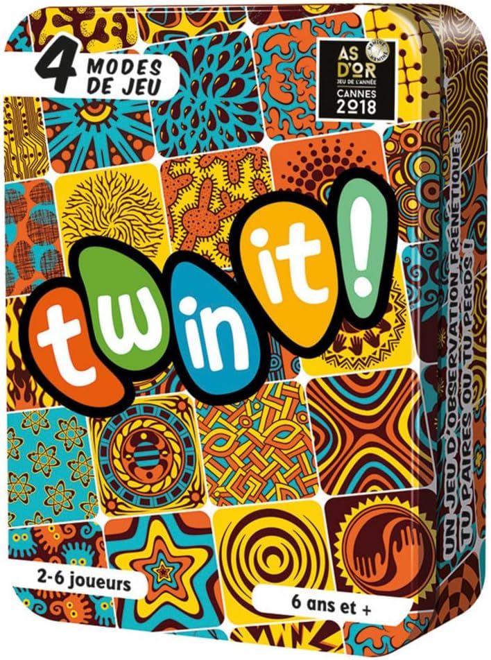 Asmodee - Twin IT - Jeu de Société pour Enfants dès 6 Ans - Jeu de Rapidité | Pour Toute la Famille