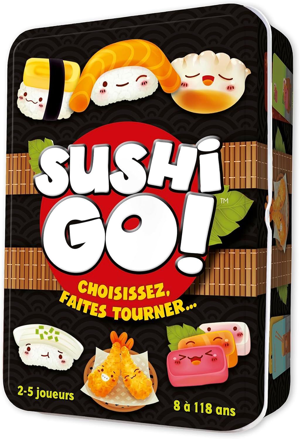 Asmodee - Sushi GO! - Jeu de Cartes Gourmand pour Enfants dès 8 Ans | Jeu de Société et d'Ambiance Roi des Sushis