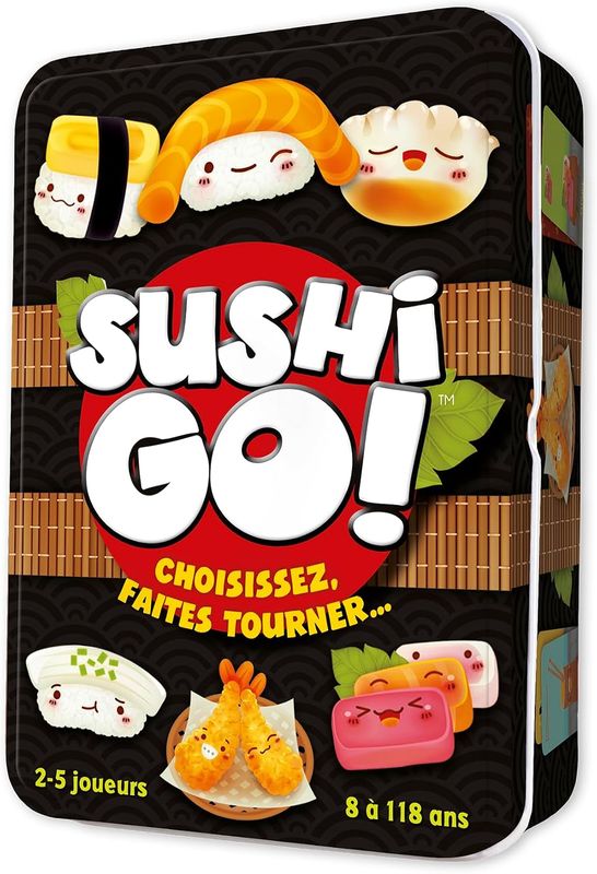 Asmodee - Sushi GO! - Jeu de Cartes Gourmand pour Enfants dès 8 Ans | Jeu de Société et d'Ambiance Roi des Sushis