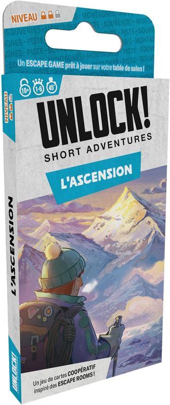 Asmodee - Unlock! Short Adventures - L'Ascension - Space Cowboys, Escape Game