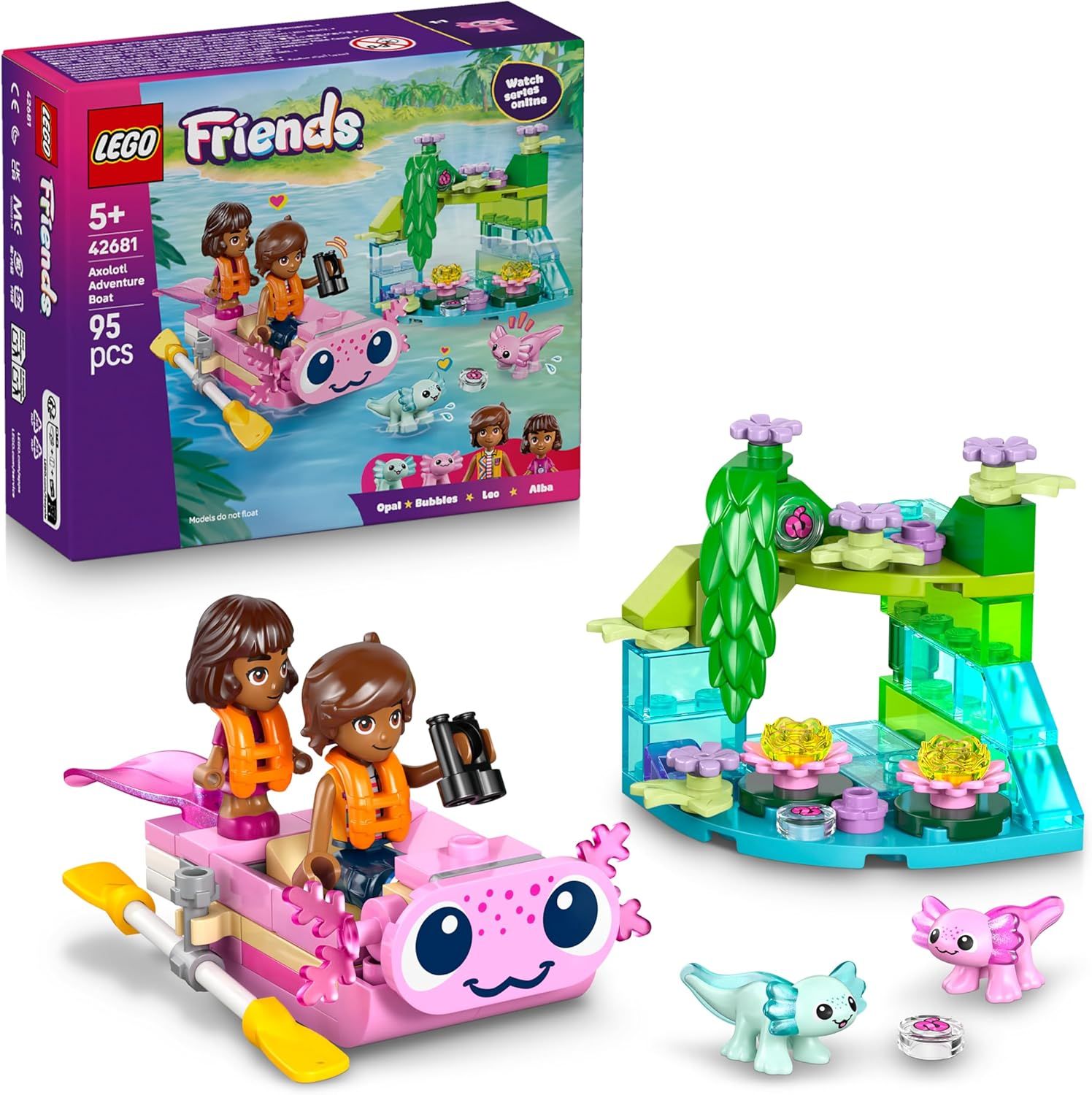 LEGO Friends - Le Bateau d’Aventures Axolotl