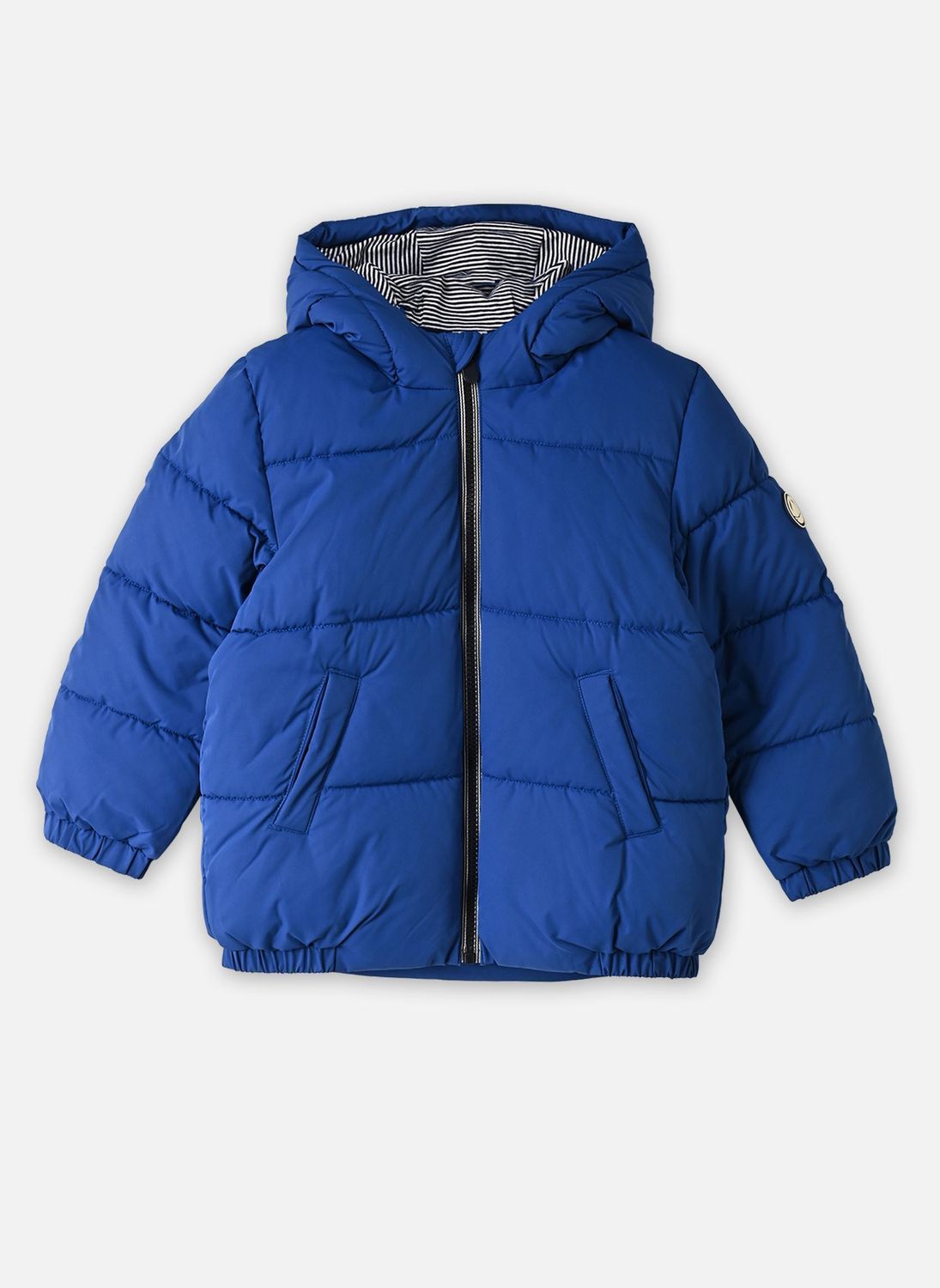 Petit Bateau Veste doudoune avec capuchon, bleu roi