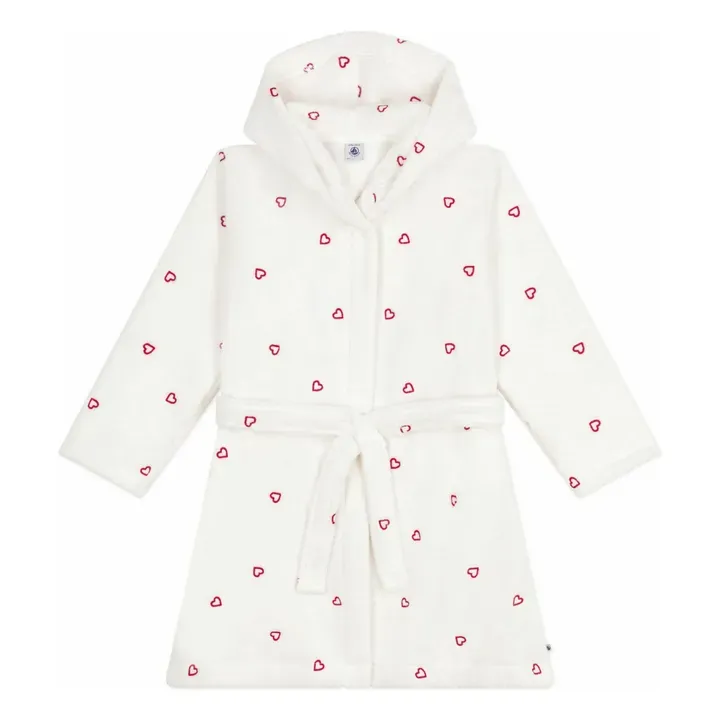 Petit Bateau Peignoir à capuche enfant en coton éponge
