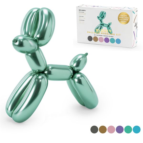 30 ballons modeler avec pompe Glossy-Effect