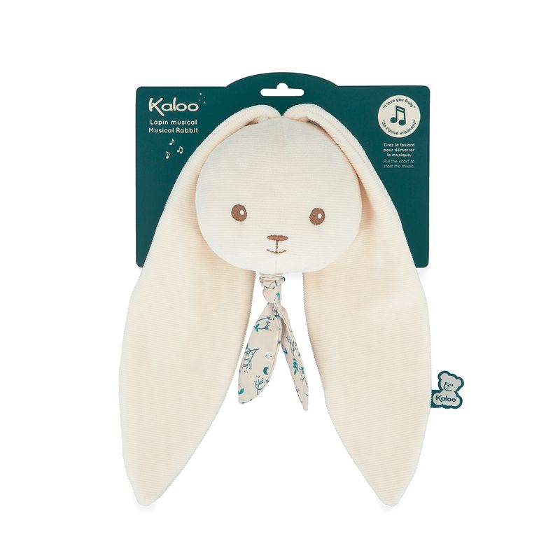Kaloo Lapinoo Lapin musical crème, dès la naissance