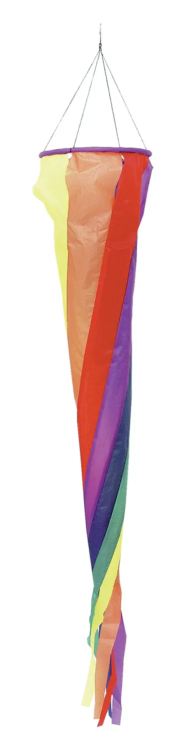 Turbine éolienne,  manche à air de 110 cm 20 cm, polyester, résistant aux intempéries et aux UV