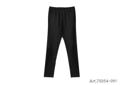 Pantalon leggings noir en coton