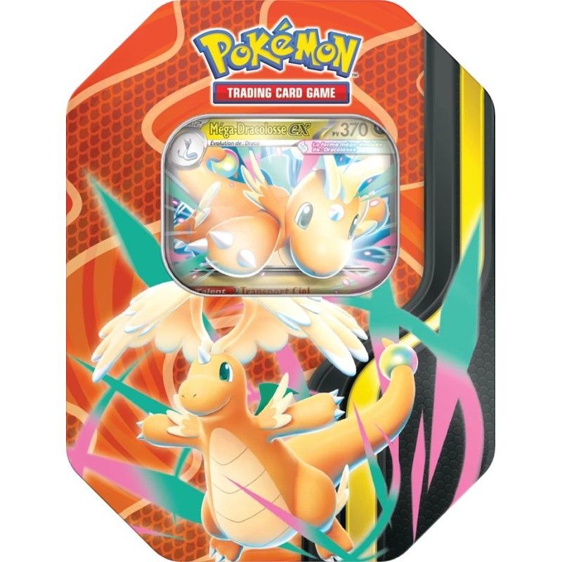 Pokémon Mega  Puissances Forces 2026 ex Tin FR, coffret assorti