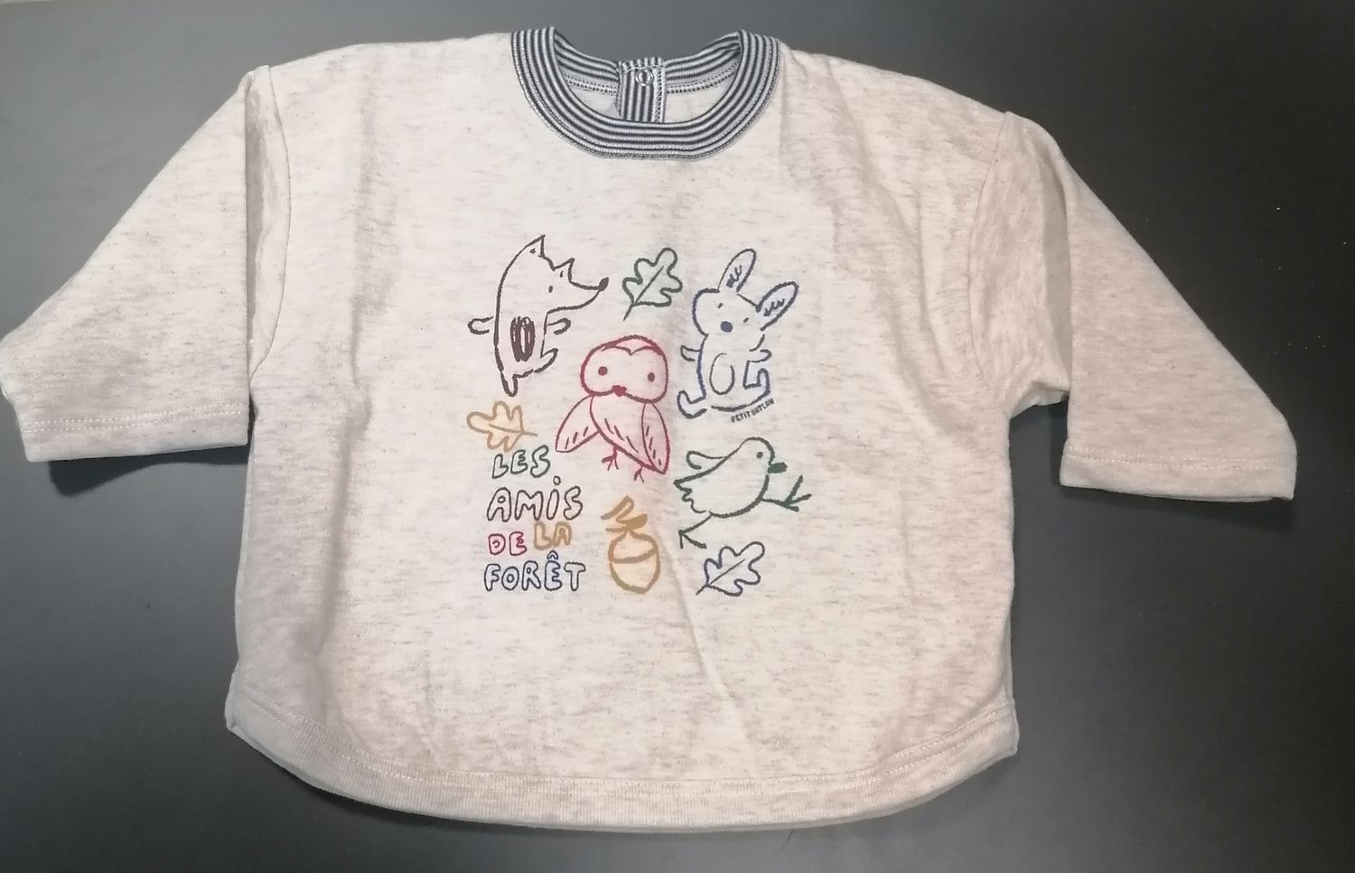 Petit Bateau Pull coton imprimé animaux de la forêt