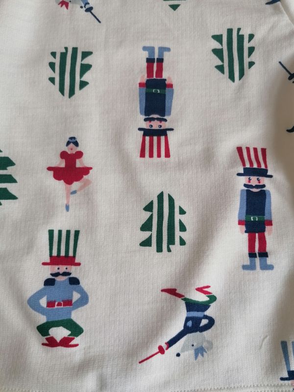 Petit Bateau Pyjama imprimé Casse-Noisette, thème Noël, garçon et fille