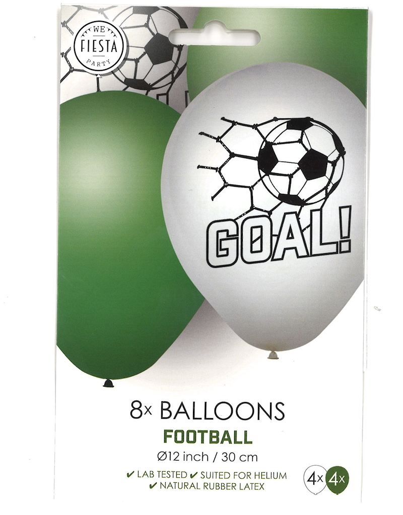 Ballons à gonfler,  ballon de foot 8 pièces