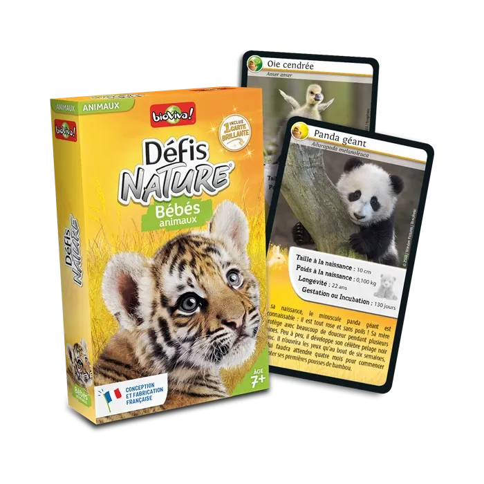 DEFIS NATURE BEBES ANIMAUX (FR) jeu de cartes