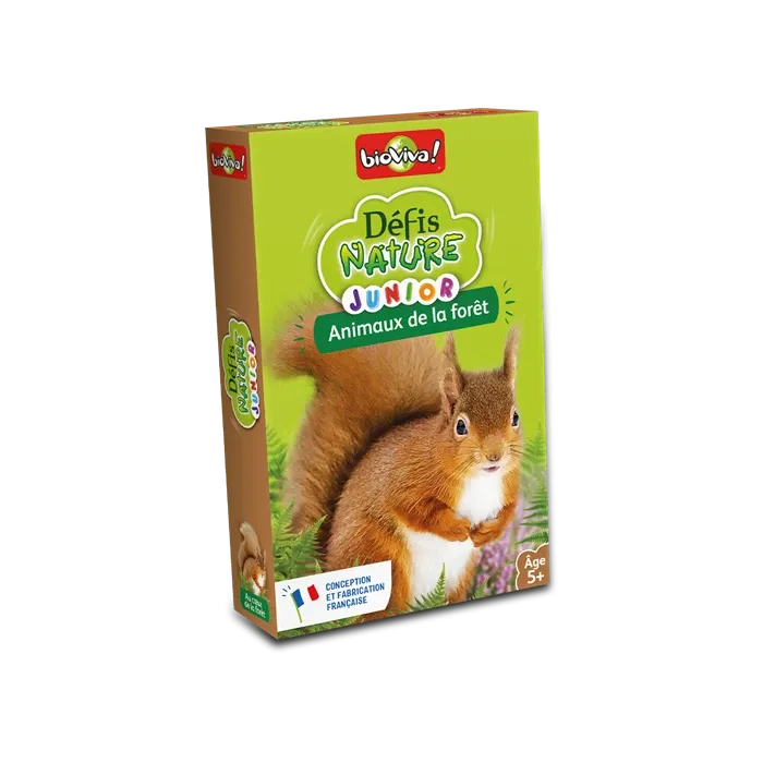 DEFIS NATURE JUNIOR ANIMAUX DE LA FORET (FR) jeu de cartes