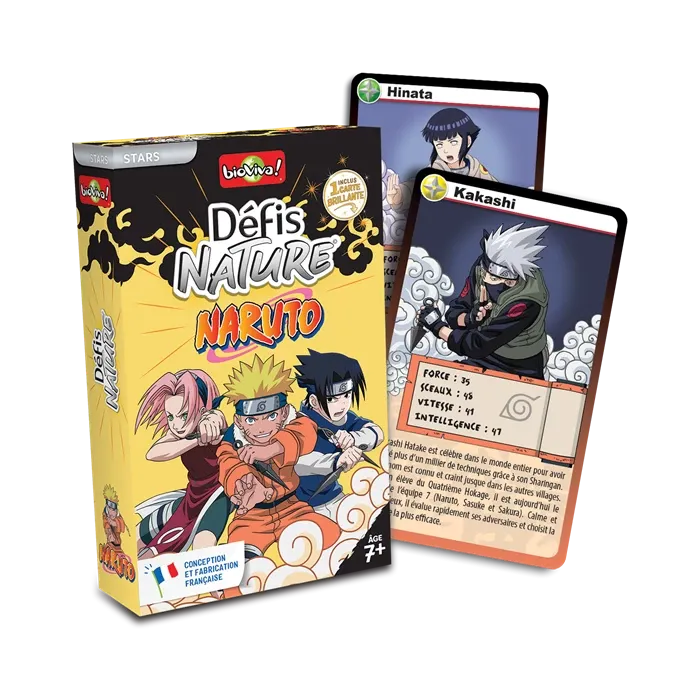 DEFIS NATURE NARUTO (FR) jeu de cartes