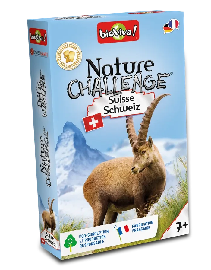 DEFIS NATURE SUISSE / NATURE CHALLENGE SWISS (FR-DE) jeu de cartes