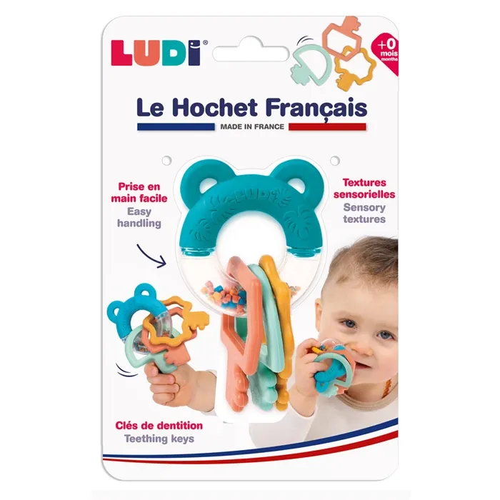Ludi Hochet de dentition forme de clés, dès la naissance