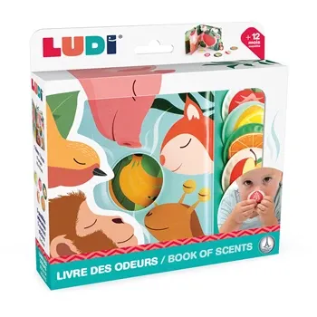 LUDI LIVRE DES ODEURS FRUITS, dès 12 mois