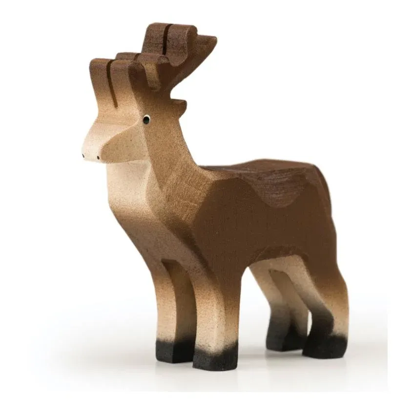 Trauffer Cerf en bois no 1410, fabriqué en Suisse