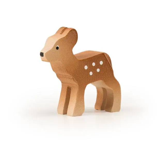 Trauffer Faon (Bambi) en bois, fabriqué en Suisse