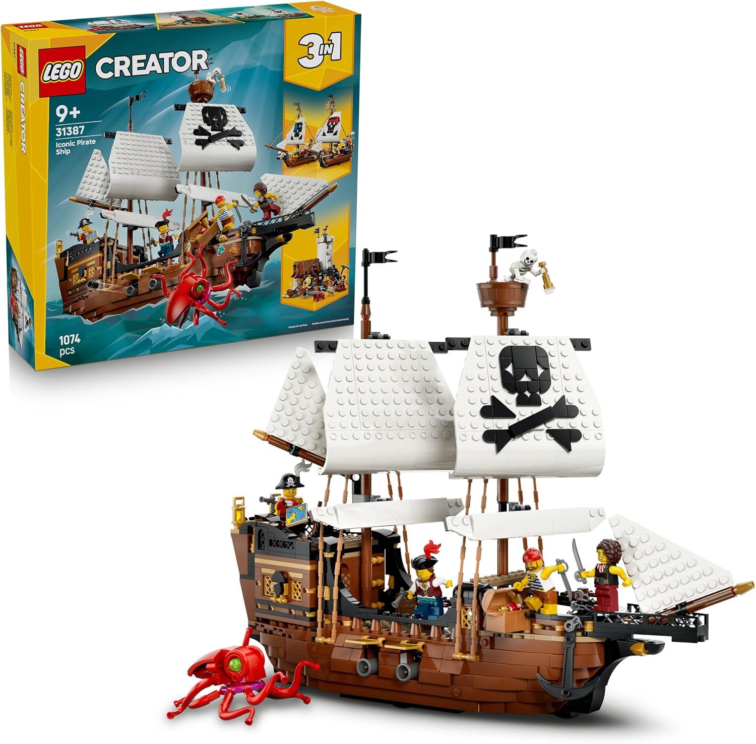 LEGO Creator 3-en-1 Bateau Pirate Mythique