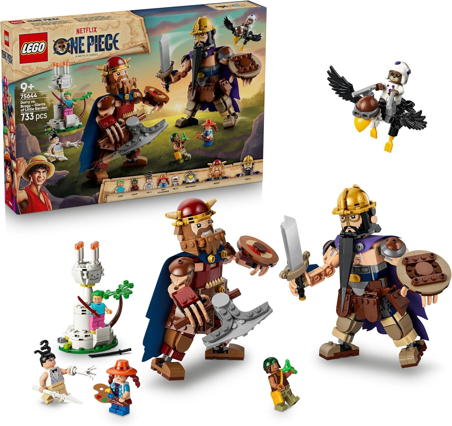 LEGO One Piece Dorry Contre Brogy – Les Géants de Little Garden