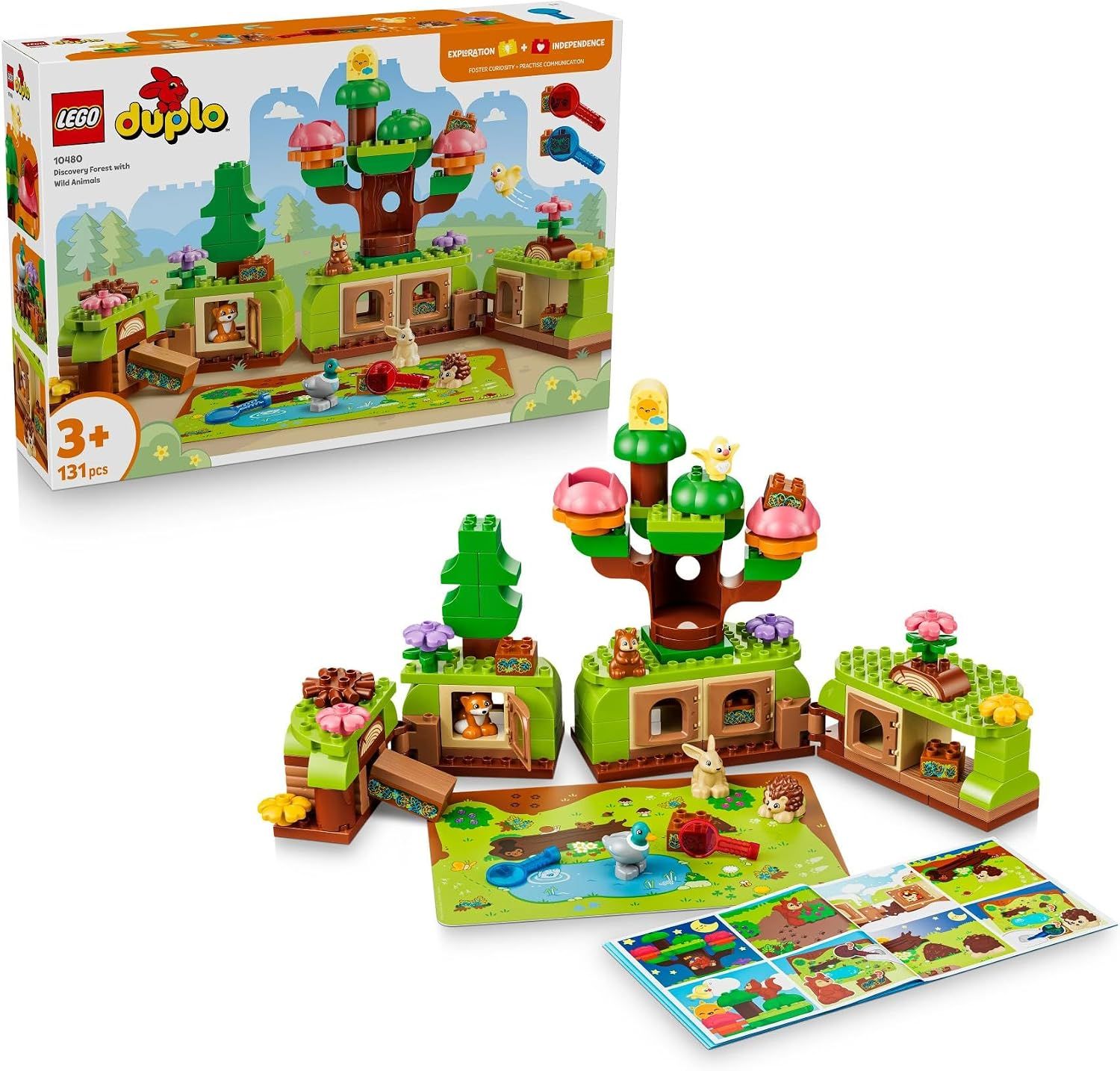 LEGO Duplo Découverte de la Forêt avec des Animaux Sauvages