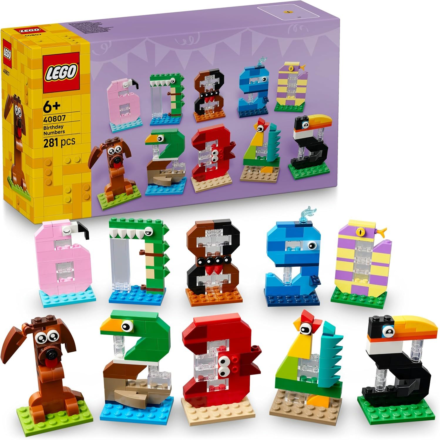 LEGO Les Chiffres d’Anniversaire