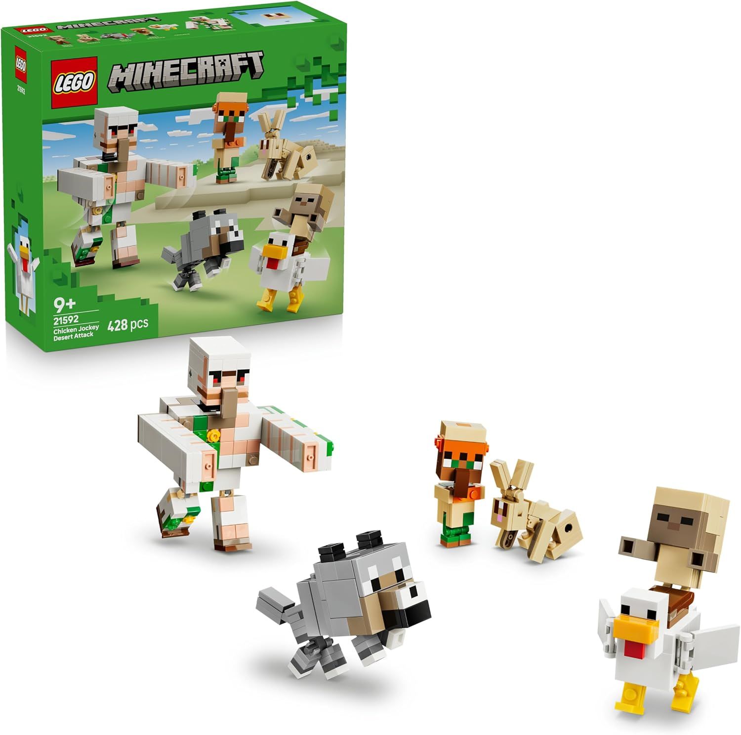 LEGO Minecraft L’Attaque du désert du Poulet chevauché