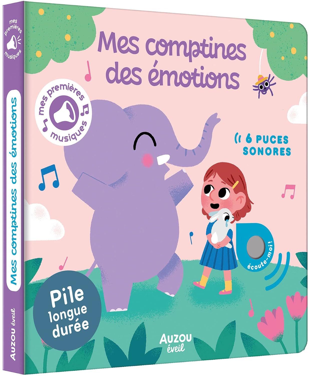 Livre Mes premiers sonores - mes comptines des émotions