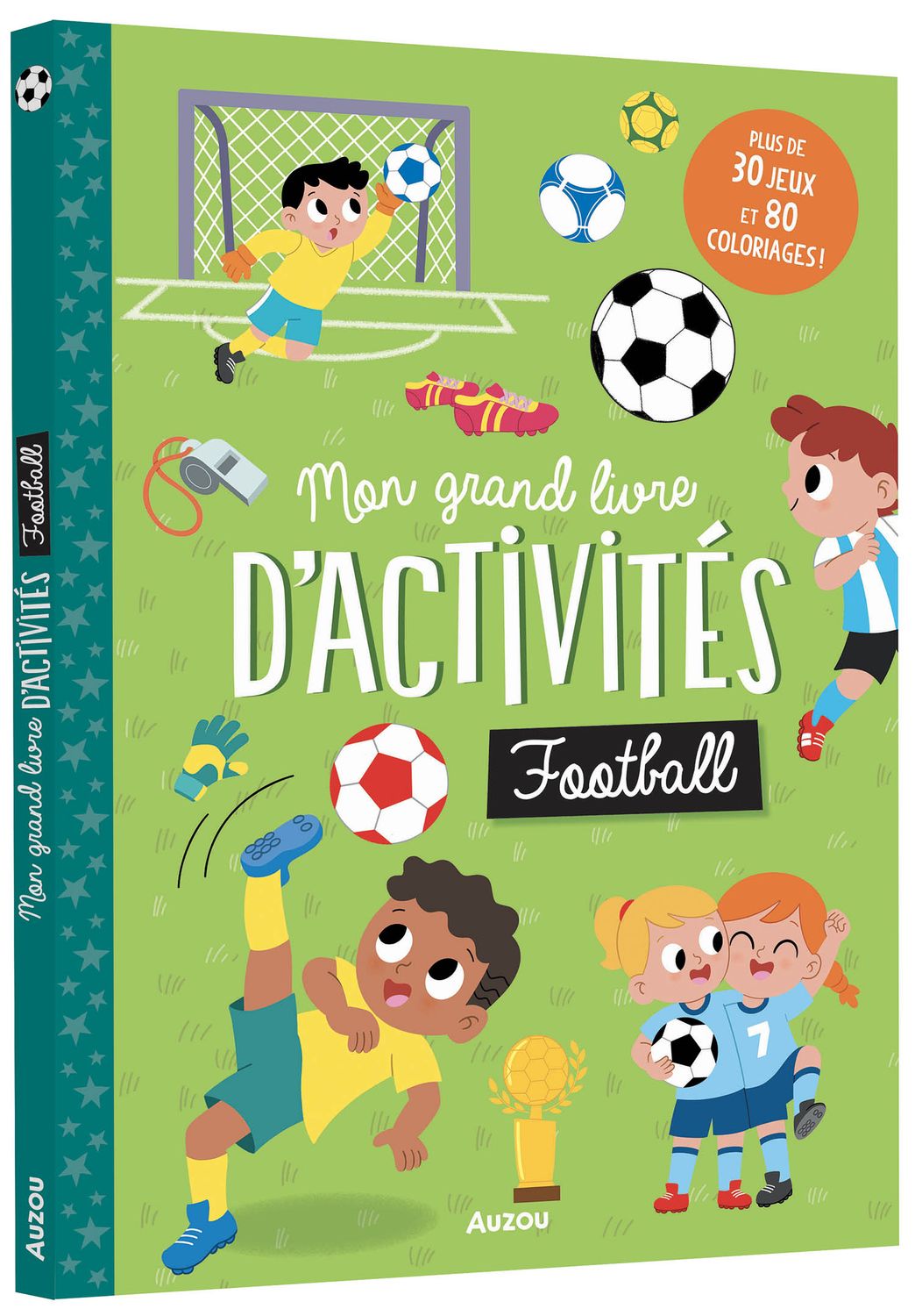 Mon grand livre d'activités Football, jeux et coloriages