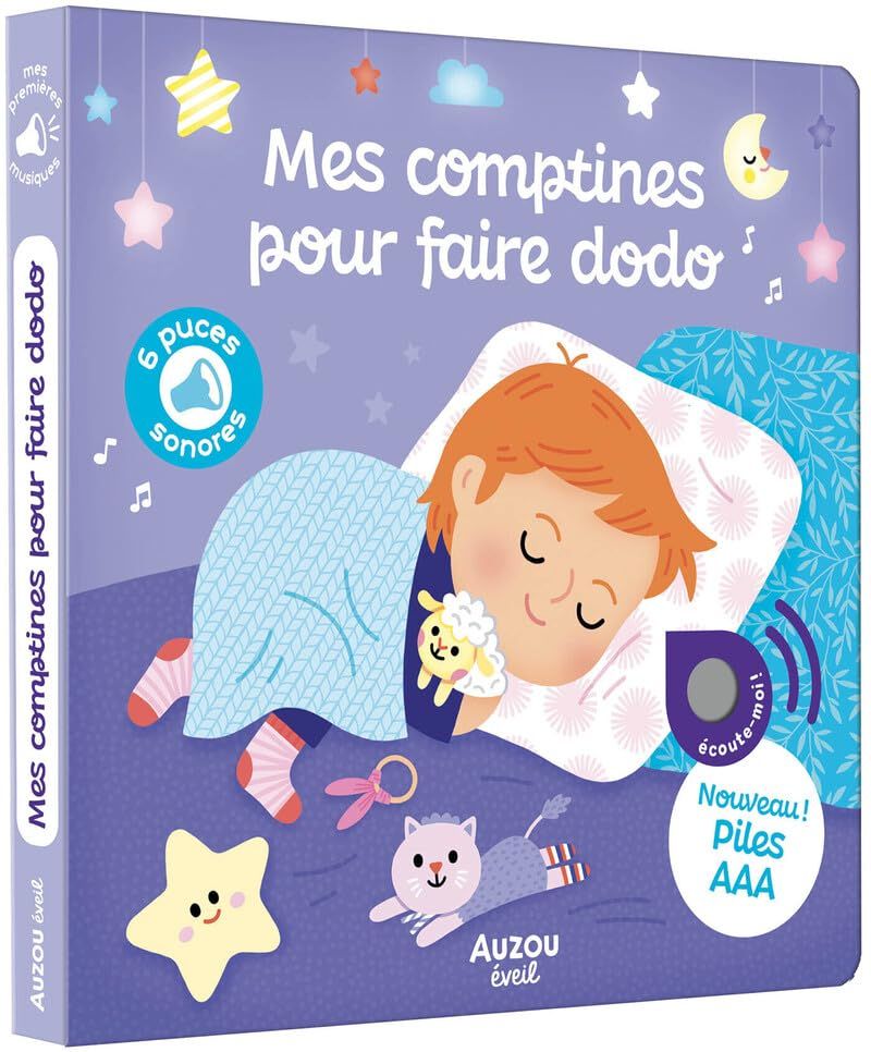Livre Mes premiers sonores - mes comptines pour faire dodo, dès la naissance