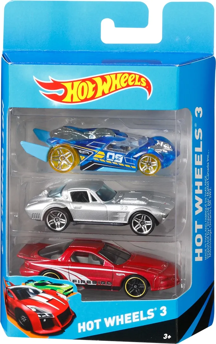 Hot Wheels coffret 3 véhicules assorti. coffret cadeau voitures. dès 3 ans