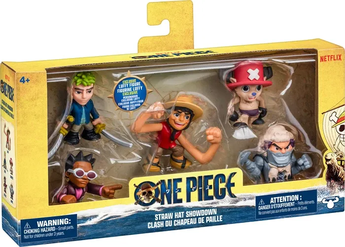 One Piece Mini figurines lot de 5 figurines, 6 cm, 3 points d'articulation, dès 4 ans