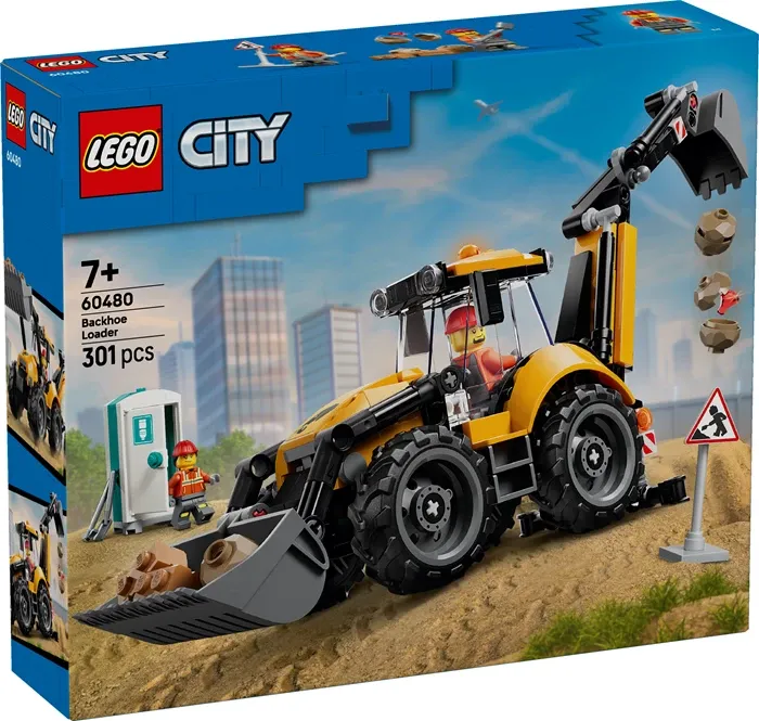 Le tractopelle jaune Lego City, 301 pcs., dès 7 ans