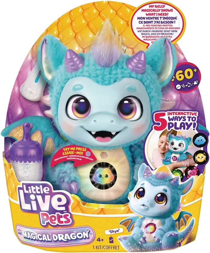 My Pet Dragon Little Live Pets, interactif, piles 3xAA incl., dès 4 ans