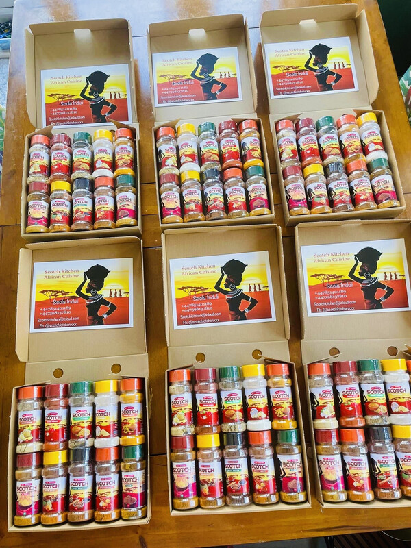 Scotch African Organic Spices Box