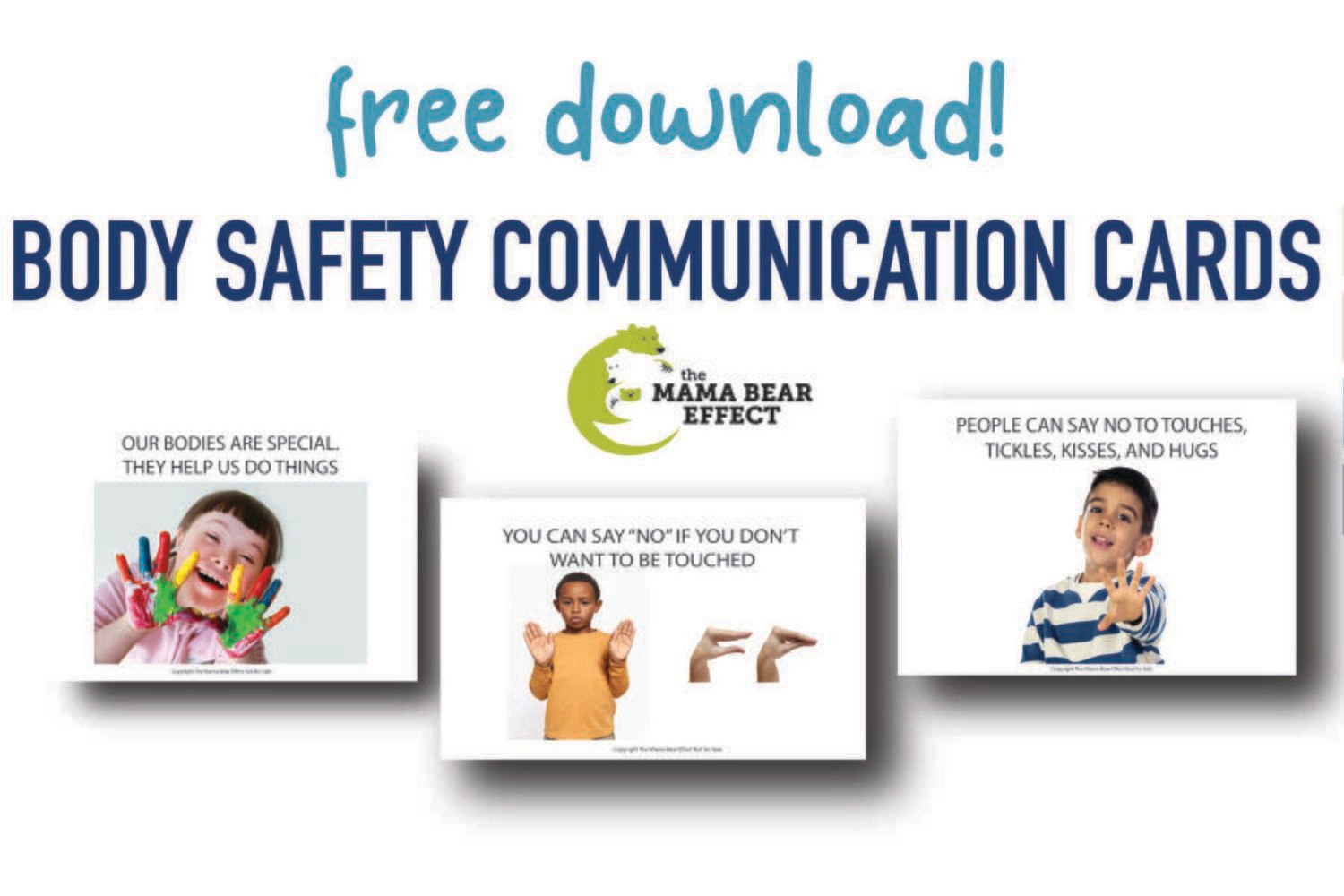 Body Safety Communication Cards