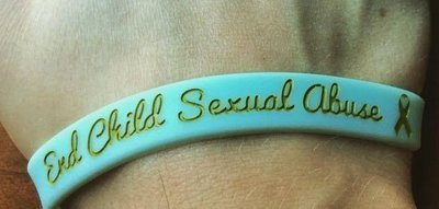 End Child Sexual Abuse Wristband