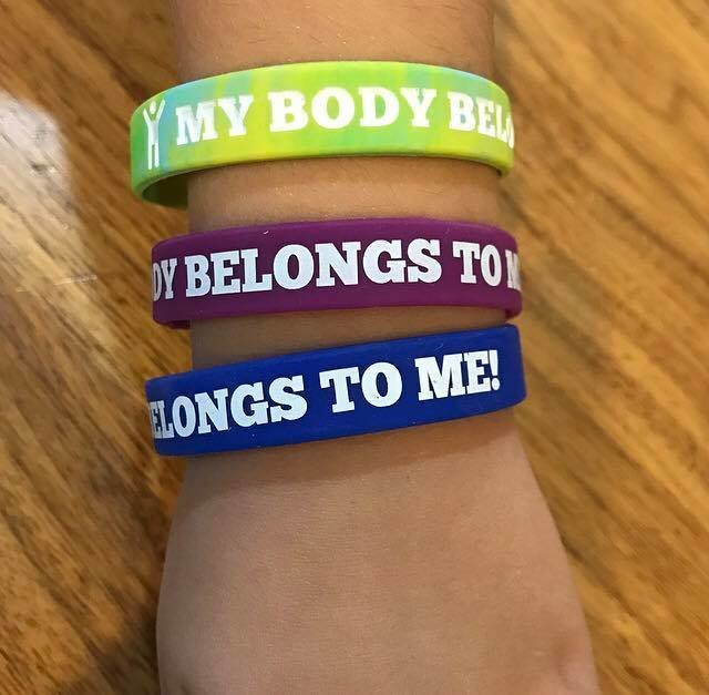 'My Body Belongs To Me' Youth Bracelet (1 count)