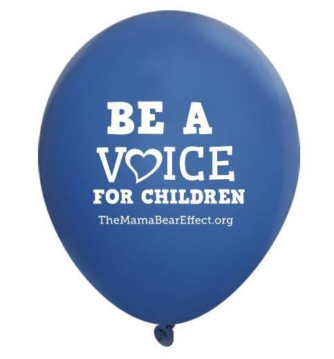 9" Latex Balloon Be A Voice for Children NEW!