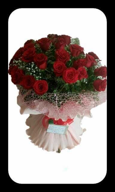 Ramo de rosas rojas