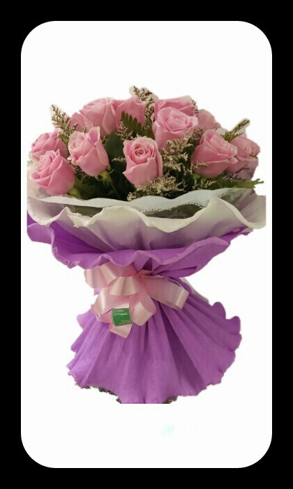 Ramo de rosas rosadas