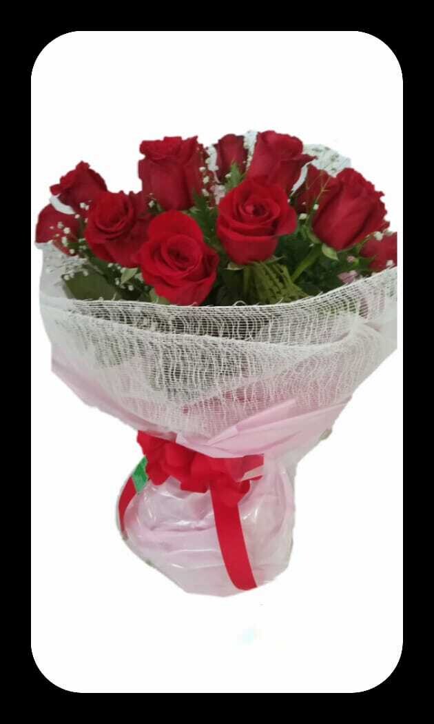 Ramo de rosas rojas