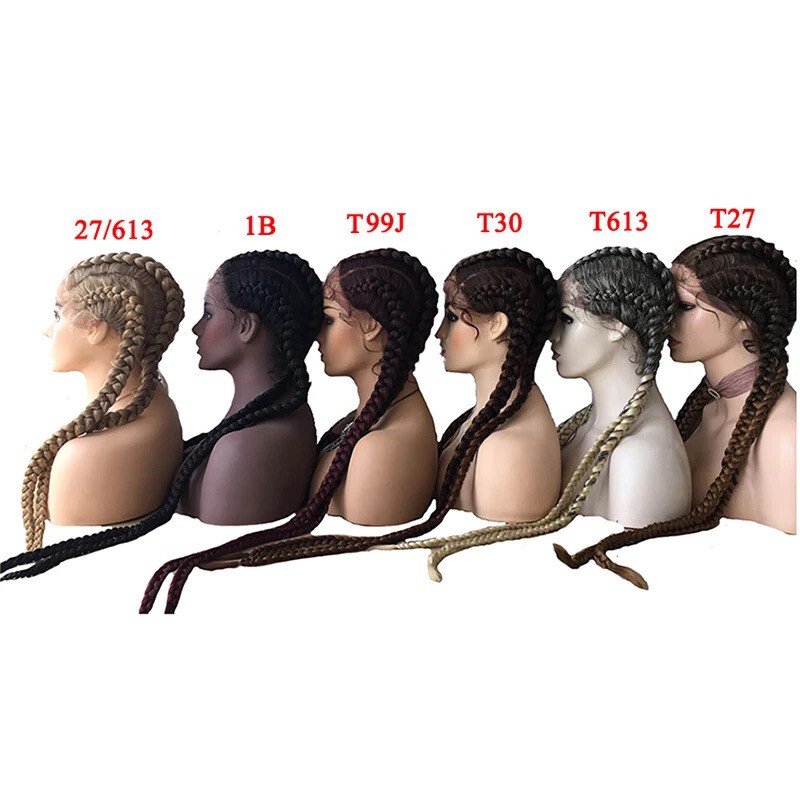Wig Braiding Synthetic lace front Wig