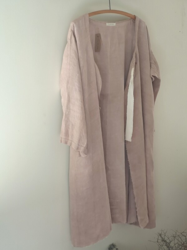 French linen coat