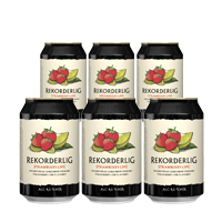 ÚJ! -5% Rekorderlig Strawberry-Lime 330 ml 6 pack