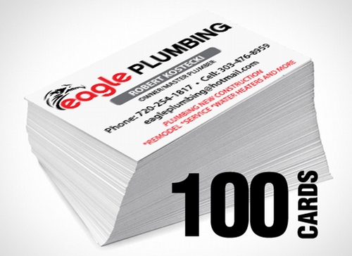500 Business Cards (two sided)