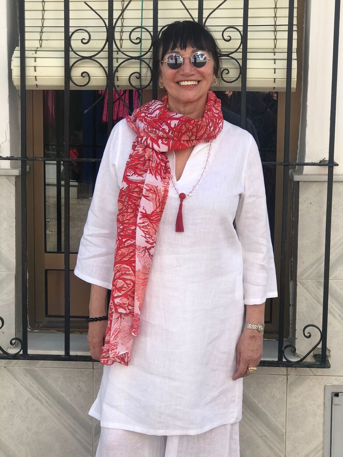 LINOYFINO Kleid Monaco Weiss