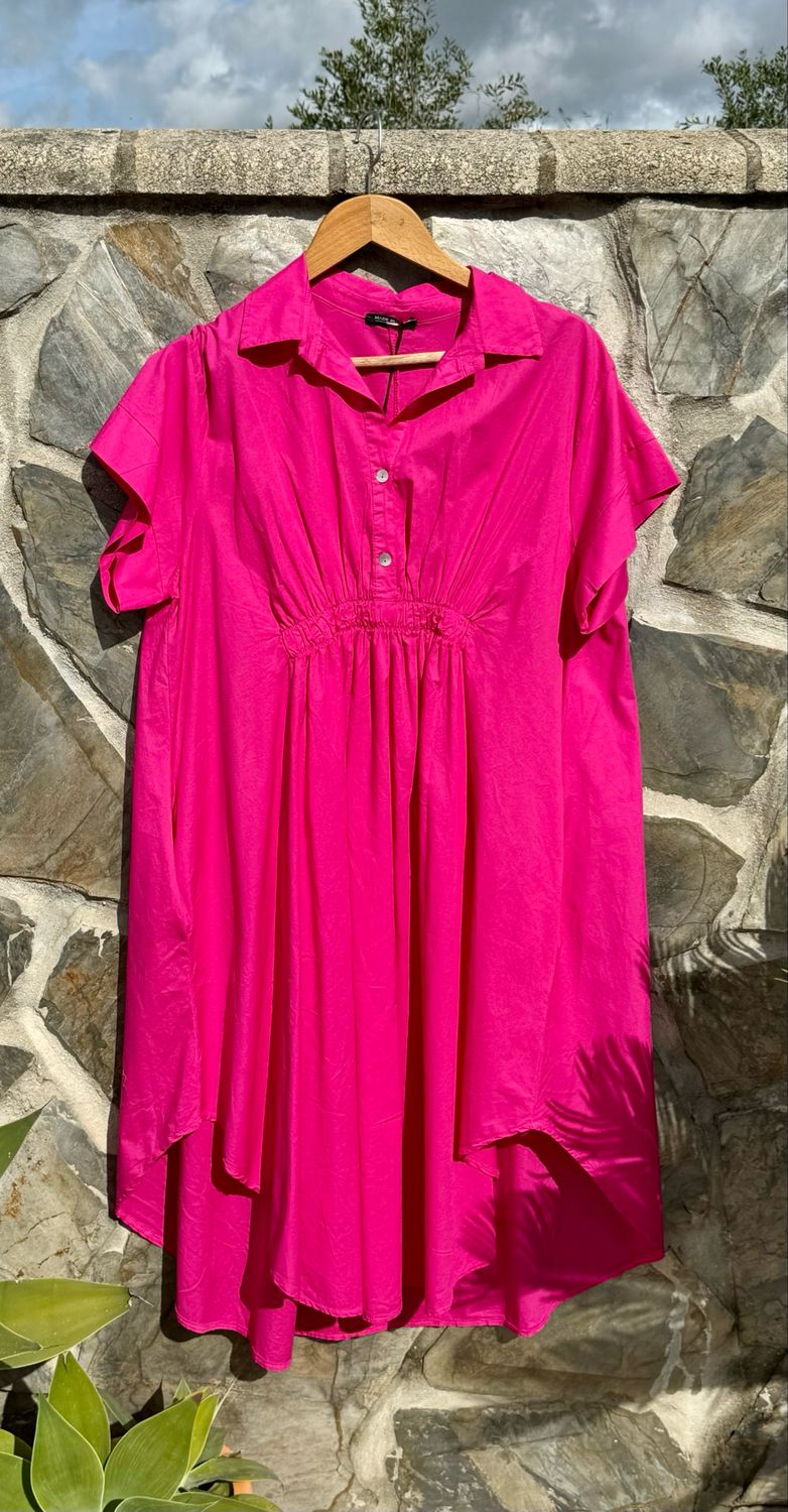 Baumwollkleid pink